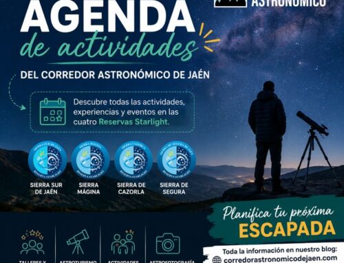 Disponible la Agenda de Actividades 2026 del Corredor Astronómico de Jaén